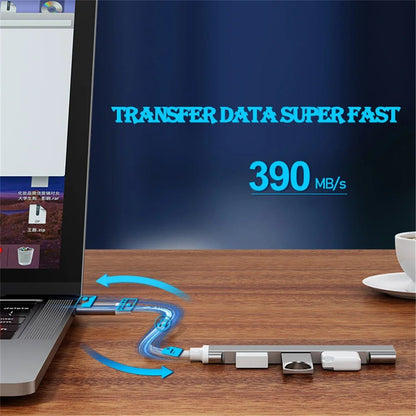 Adaptador hub USB - C de 4 puertos con función USB 2.0 y 3.0 - Tripluto