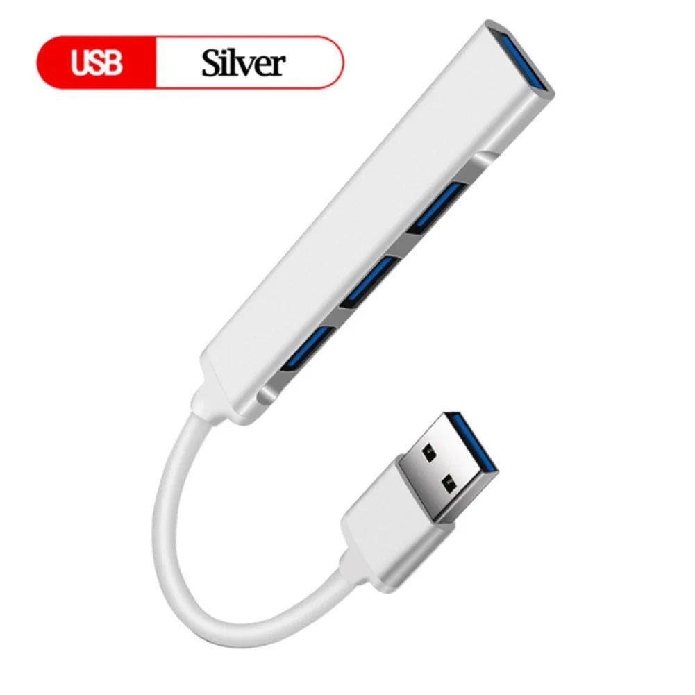 Adaptador hub USB - C de 4 puertos con función USB 2.0 y 3.0 - Tripluto