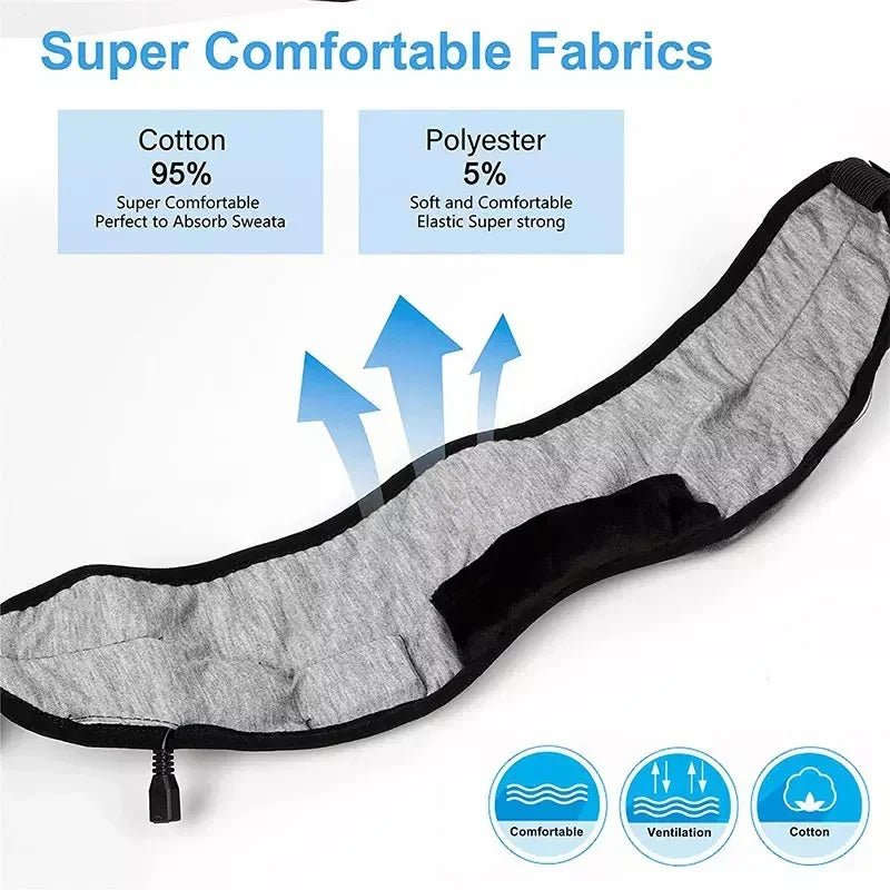 Auriculares Bluetooth de Sueño de Lujo y Máscara para los Ojos, 2en1 - Experiencia Musical Suave, Cómoda y Inalámbrica para una Relajación Máxima - Tripluto