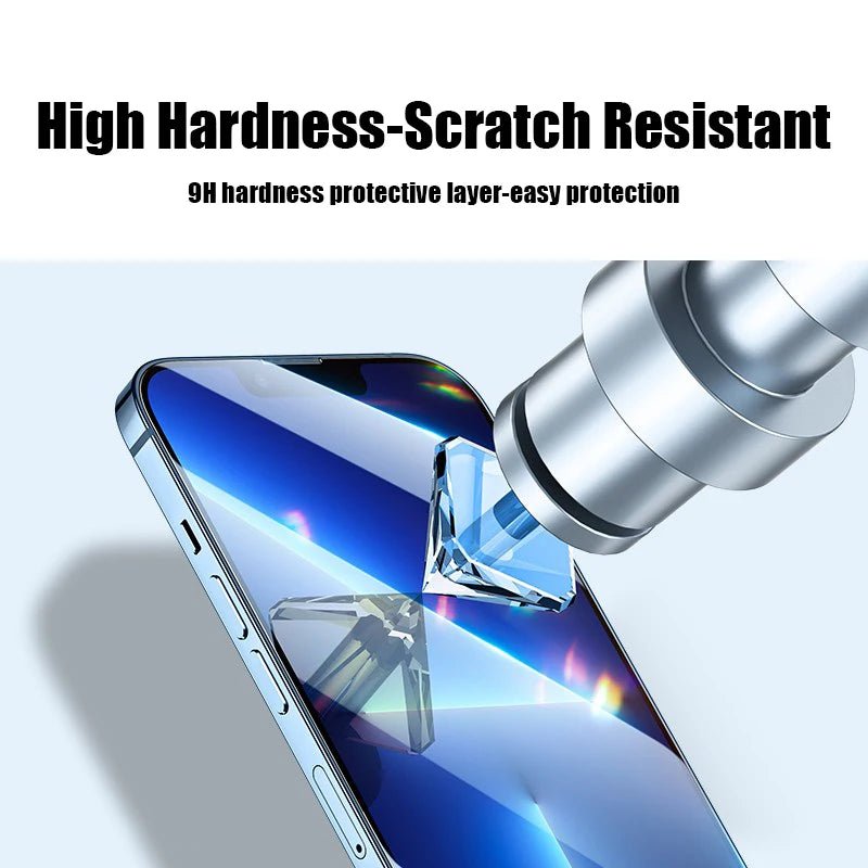 Protector de Pantalla de Vidrio Templado Ultimate 5 - Pack para iPhone. Película de Protección de Cobertura Total - Tripluto